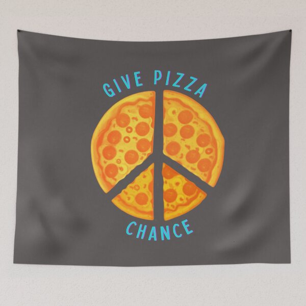 Item preview, Give Pizza Chance Peace Sign designed and sold by Kaibosh21.