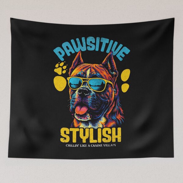 Item preview, PAWSITIVE STYLISH - BOXER DOG | Pets and Dogs lovers for Men and Women t-shirt designed and sold by panchiTWO.