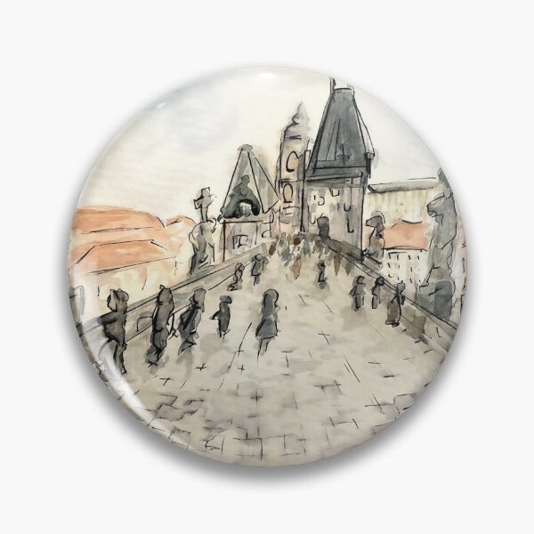 Item preview, Charles Bridge, Prague (Karlův most) designed and sold by ArtwithKellie.