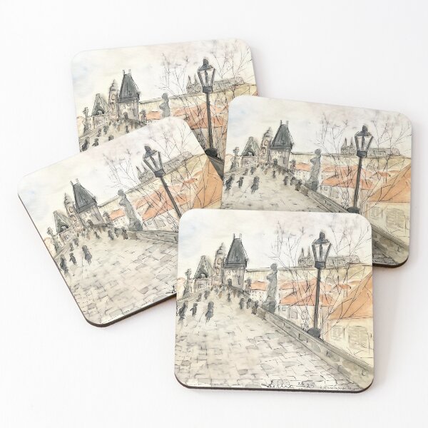 Item preview, Charles Bridge, Prague (Karlův most) designed and sold by ArtwithKellie.