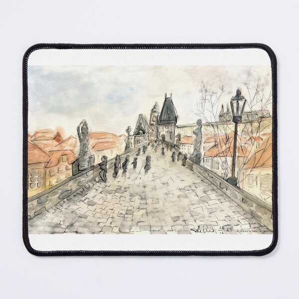 Item preview, Charles Bridge, Prague (Karlův most) designed and sold by ArtwithKellie.
