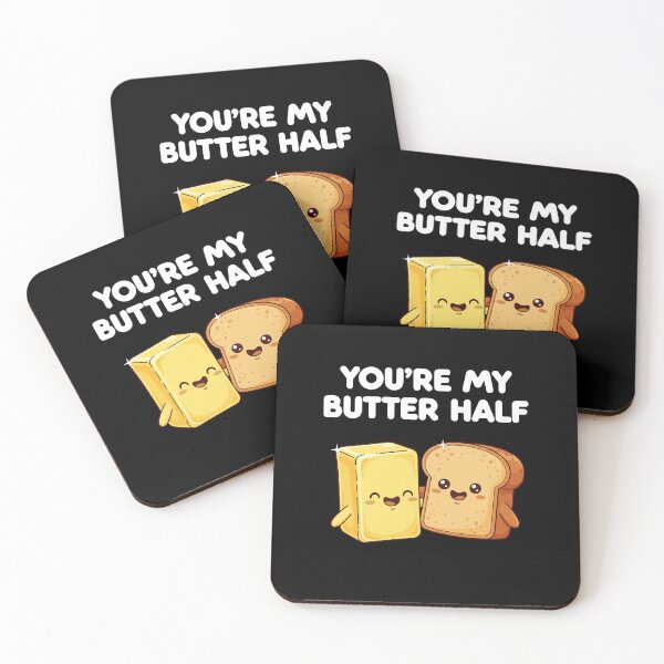 Item preview, YOU’RE MY BUTTER HALF designed and sold by kittymerchph.