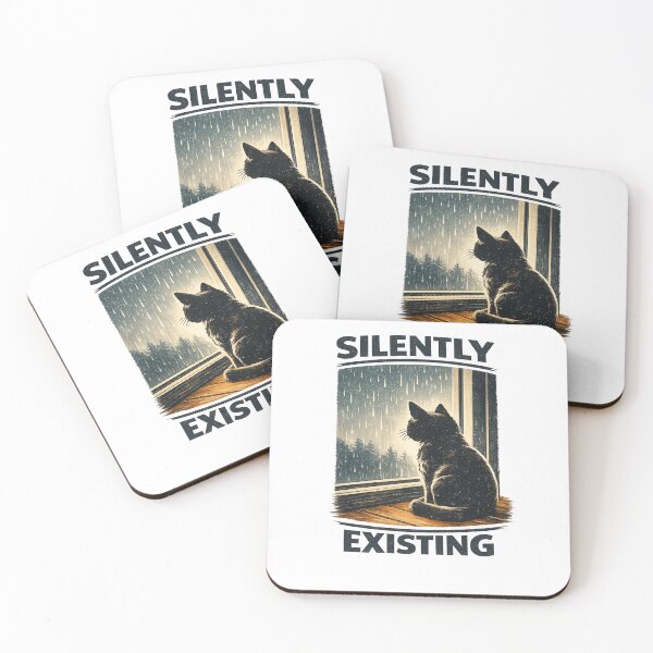Item preview, Silently Existing Quiet Cat Window designed and sold by thiennl1.