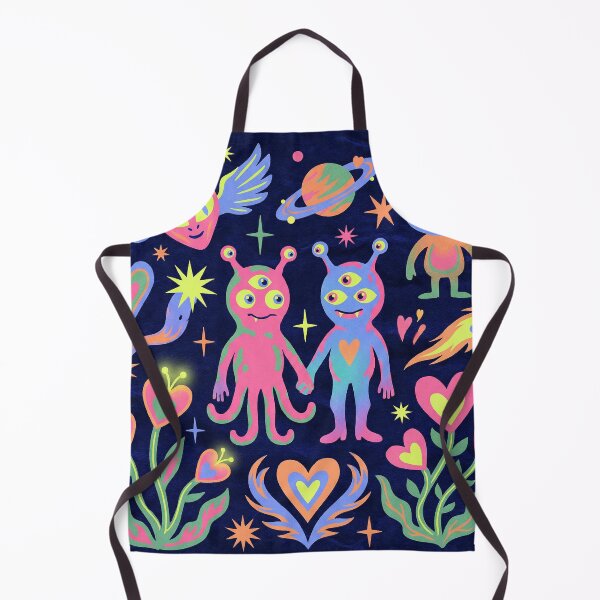 Item preview, Neon Psychedelic Alien Love Cosmic Montage designed and sold by zzz888.