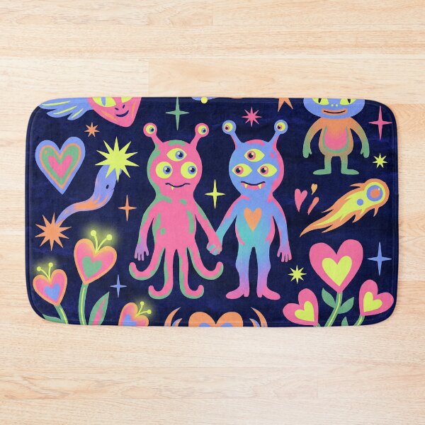 Item preview, Neon Psychedelic Alien Love Cosmic Montage designed and sold by zzz888.