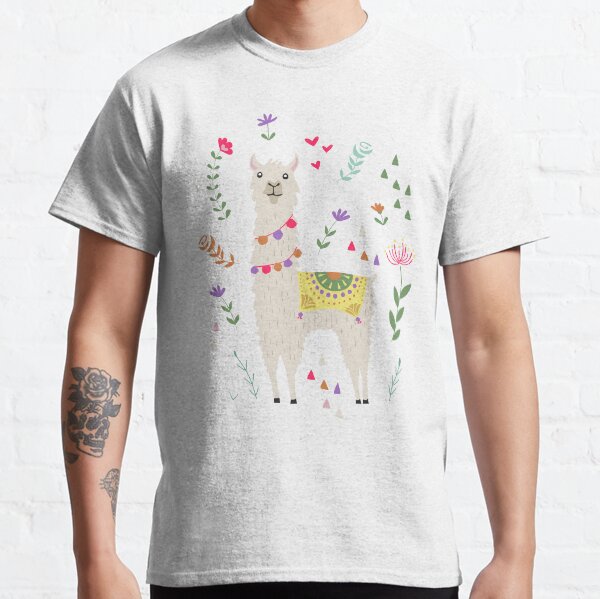 Festive Llama Classic T-Shirt