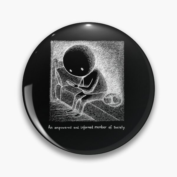 Item preview, Fitter Happier - Illustration - Inverted  designed and sold by bangart.