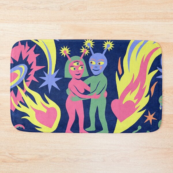 Item preview, Neon Psychedelic Alien Love Cosmic Chaos Montage designed and sold by zzz888.