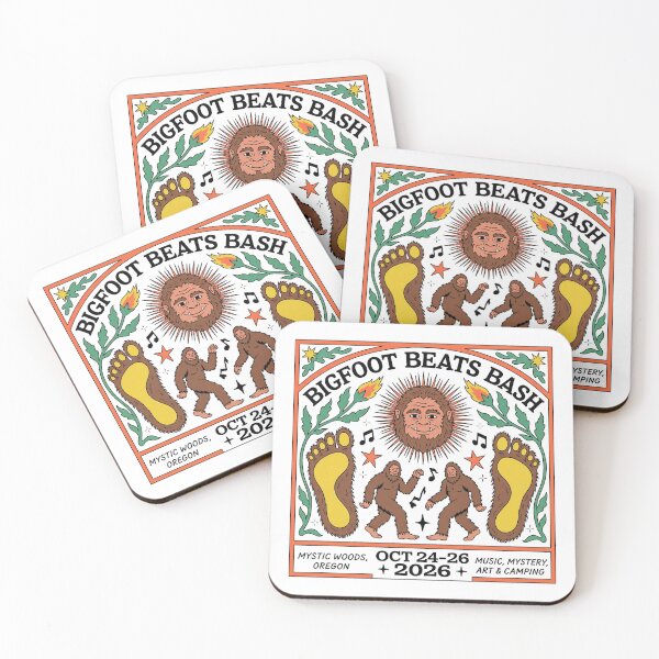 Item preview, Bigfoot Beats Bash Vintage Music Festival Poster designed and sold by zzz888.