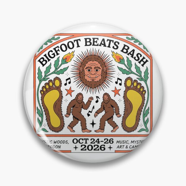 Item preview, Bigfoot Beats Bash Vintage Music Festival Poster designed and sold by zzz888.