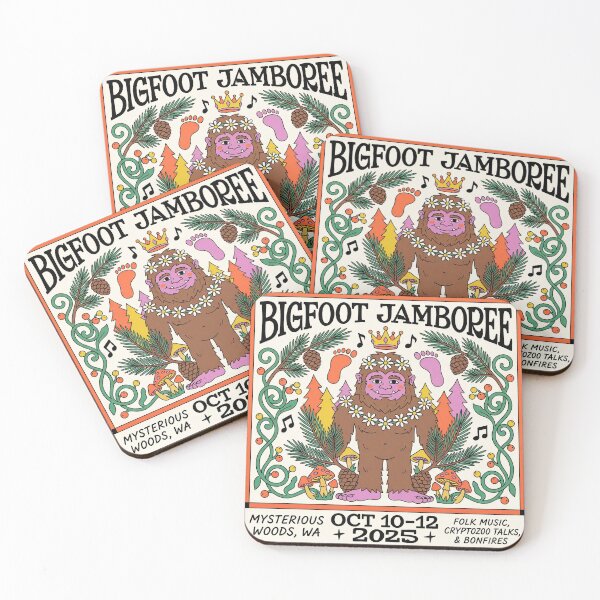 Item preview, Bigfoot Jamboree Vintage 2025 Music Festival Poster designed and sold by zzz888.