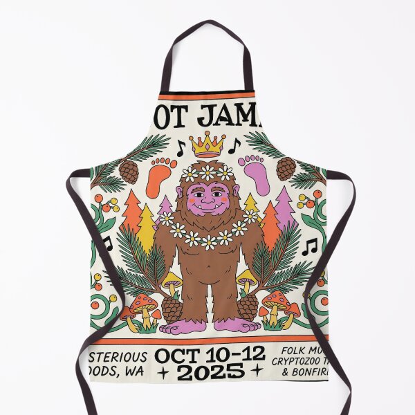 Item preview, Bigfoot Jamboree Vintage 2025 Music Festival Poster designed and sold by zzz888.