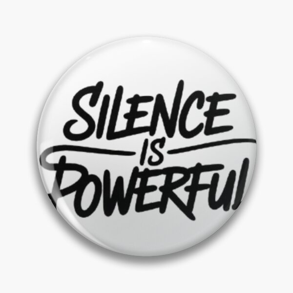 Item preview, Silence Is Powerful – Minimal Mindset Typography Streetwear Design designed and sold by NewUSShop.