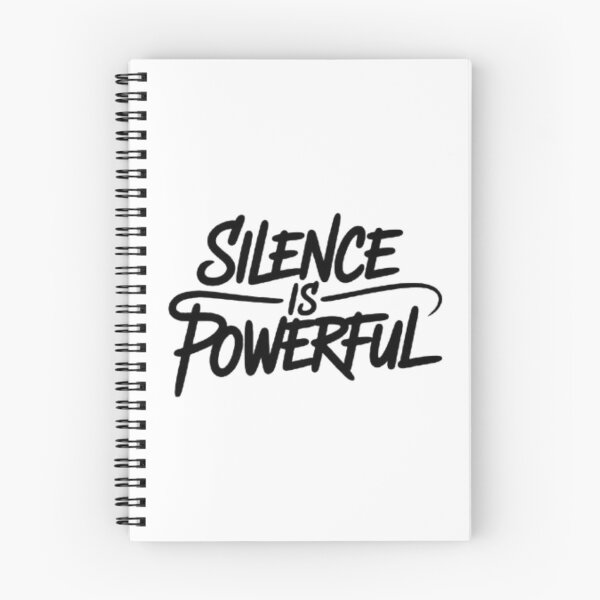 Item preview, Silence Is Powerful – Minimal Mindset Typography Streetwear Design designed and sold by NewUSShop.