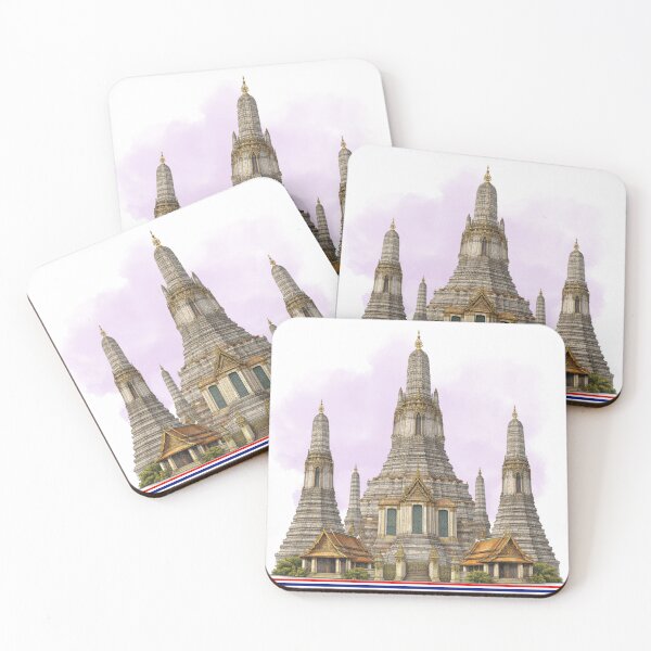 Item preview, Wat Arun Riverside Temple Thailand designed and sold by Nathaphat514.