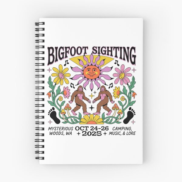 Item preview, Bigfoot Sighting Vintage 2025 Music Festival Art designed and sold by zzz888.