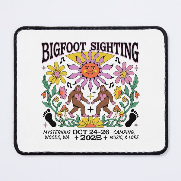 Item preview, Bigfoot Sighting Vintage 2025 Music Festival Art designed and sold by zzz888.