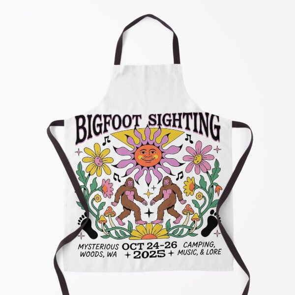 Item preview, Bigfoot Sighting Vintage 2025 Music Festival Art designed and sold by zzz888.