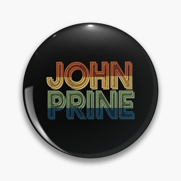 Item preview, John Prine Retro Typography Music Identity designed and sold by hieuha091XRg.