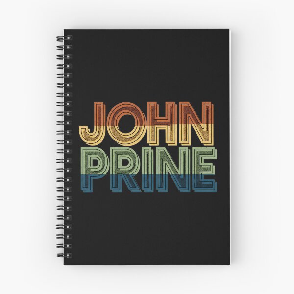 Item preview, John Prine Retro Typography Music Identity designed and sold by hieuha091XRg.