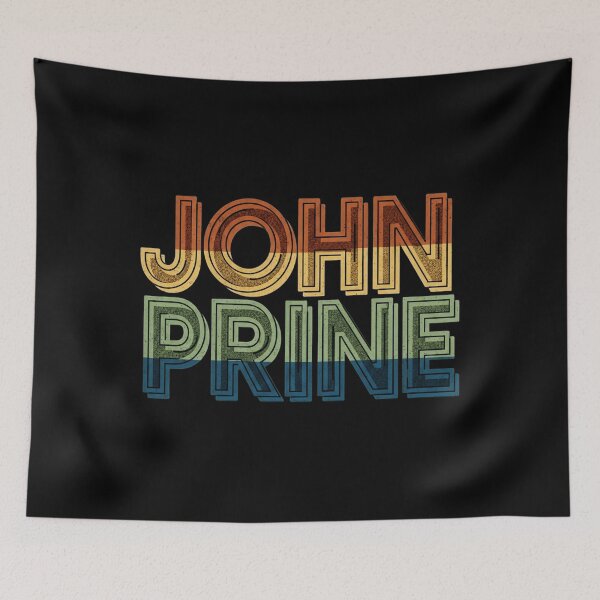 Item preview, John Prine Retro Typography Music Identity designed and sold by hieuha091XRg.