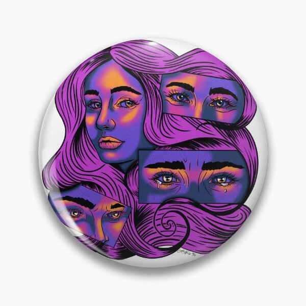 Item preview, Dramatic Girl designed and sold by GeoMeetsArt.
