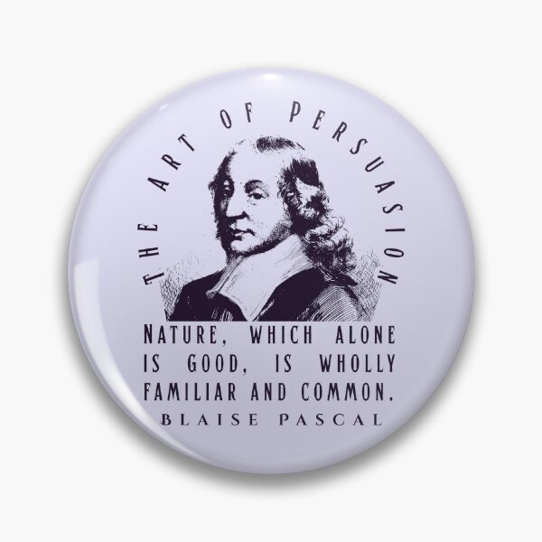 Item preview, Copy of Blaise Pascal quote: No one is ignorant that there are two avenues by which opinions are received into the soul, which are its two principal powers: the understanding and the will. designed and sold by artbleed.