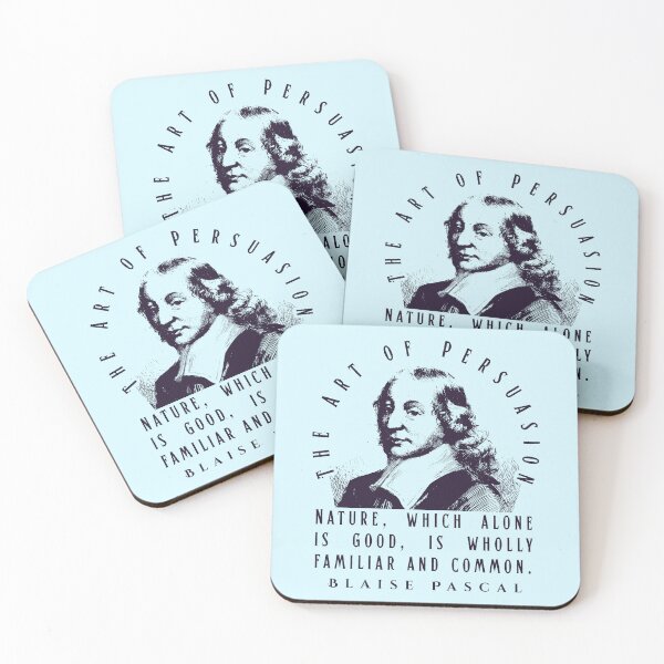 Item preview, Copy of Blaise Pascal quote: No one is ignorant that there are two avenues by which opinions are received into the soul, which are its two principal powers: the understanding and the will. designed and sold by artbleed.
