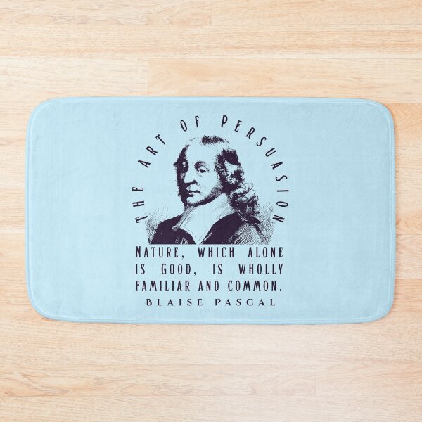 Item preview, Copy of Blaise Pascal quote: No one is ignorant that there are two avenues by which opinions are received into the soul, which are its two principal powers: the understanding and the will. designed and sold by artbleed.