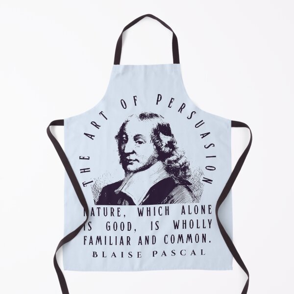 Item preview, Copy of Blaise Pascal quote: No one is ignorant that there are two avenues by which opinions are received into the soul, which are its two principal powers: the understanding and the will. designed and sold by artbleed.