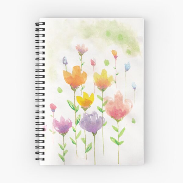 Item preview, Summer Flowers Watercolor Painting designed and sold by Audia Mirza.