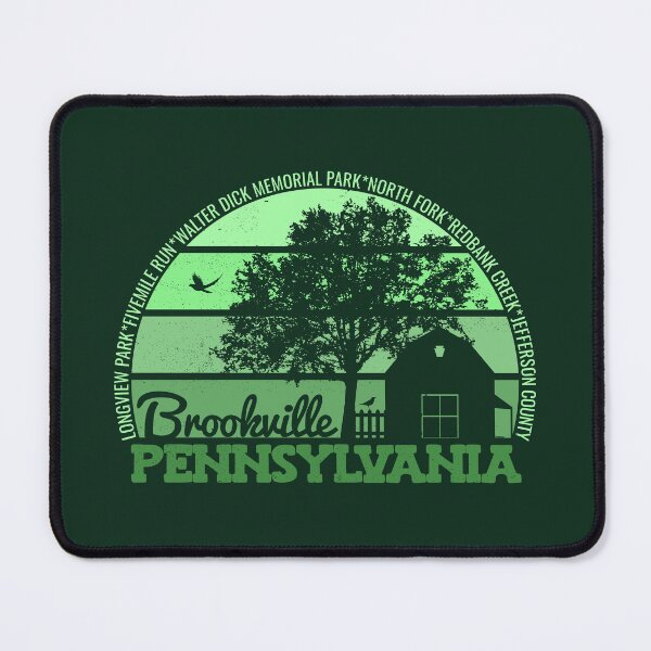 Item preview, Brookville Pennsylvania Sunset Retro Vintage Local Pride Logo designed and sold by CRHPOD20.