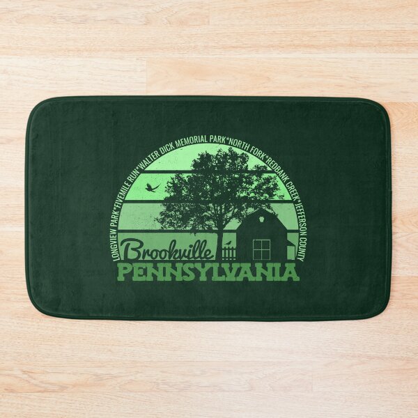 Item preview, Brookville Pennsylvania Sunset Retro Vintage Local Pride Logo designed and sold by CRHPOD20.