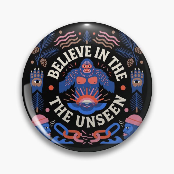 Item preview, Believe In The Unseen Mystic Bigfoot Folk Art designed and sold by zzz888.