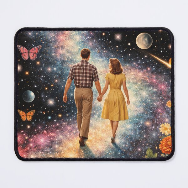 Item preview, A Walk Through the Galaxy – Romantic Space Collage designed and sold by Mauswohn.