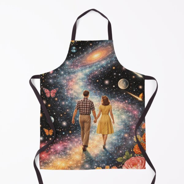 Item preview, A Walk Through the Galaxy – Romantic Space Collage designed and sold by Mauswohn.