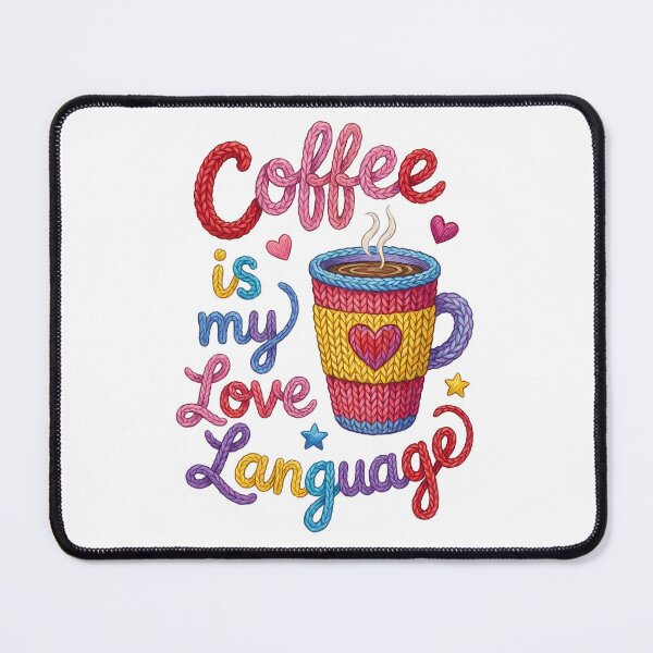 Item preview, Coffee Is My Love Language Cozy Coffee Illustration designed and sold by Lulunza.