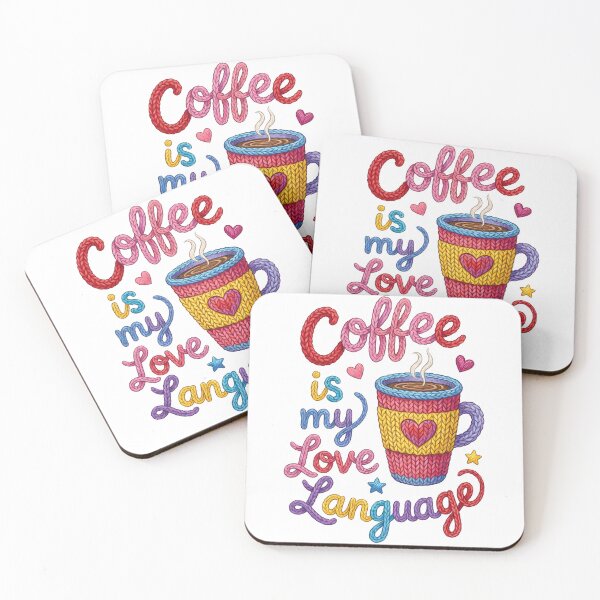 Item preview, Coffee Is My Love Language Cozy Coffee Illustration designed and sold by Lulunza.