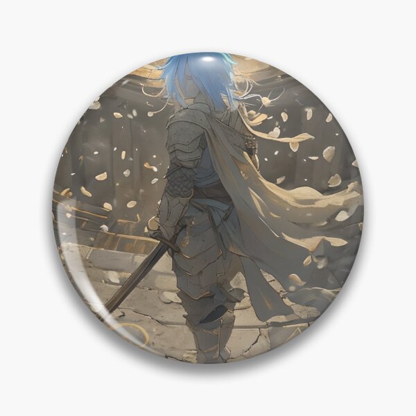 Item preview, The Memory That Remembers You Back - Emotional Fantasy Art Print | Anime-Inspired Surreal Cathedral Hero Design designed and sold by ShopAyejaeys.