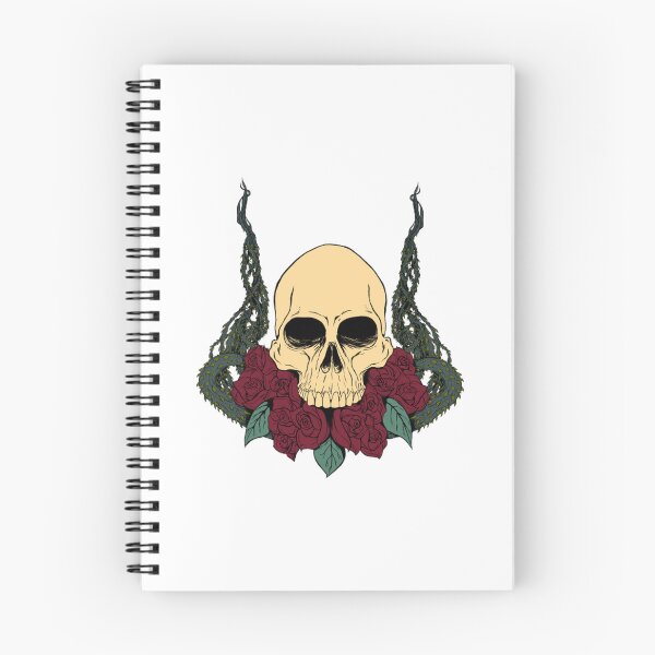 Item preview, Skull An Roses Flat designed and sold by studiosvgcom.