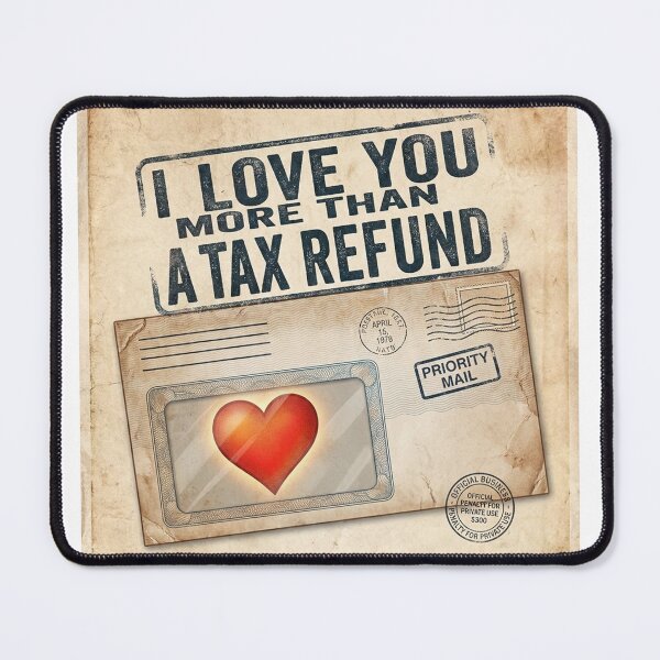 Item preview, Accountant Valentine Tax Refund Humor CPA Gift designed and sold by FiscalFashions.