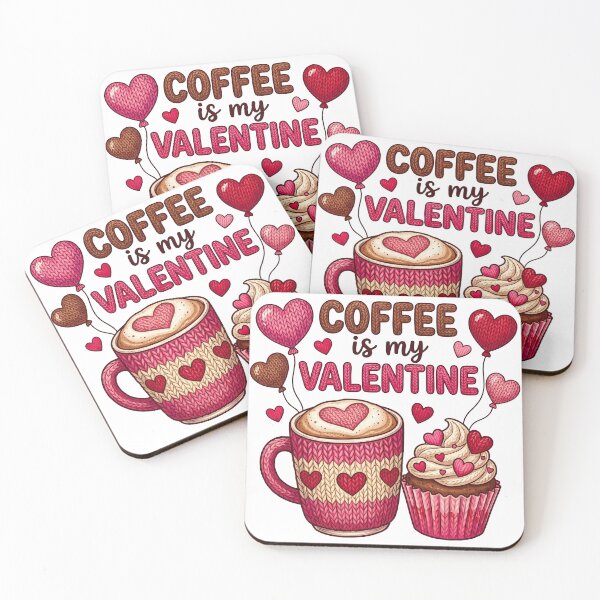 Item preview, Coffee Is My Valentine Cute Valentine Coffee Design designed and sold by Lulunza.