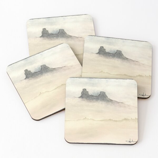 Item preview, Trosky Castle in Mist – Czech Landscape Watercolour designed and sold by ArtwithKellie.
