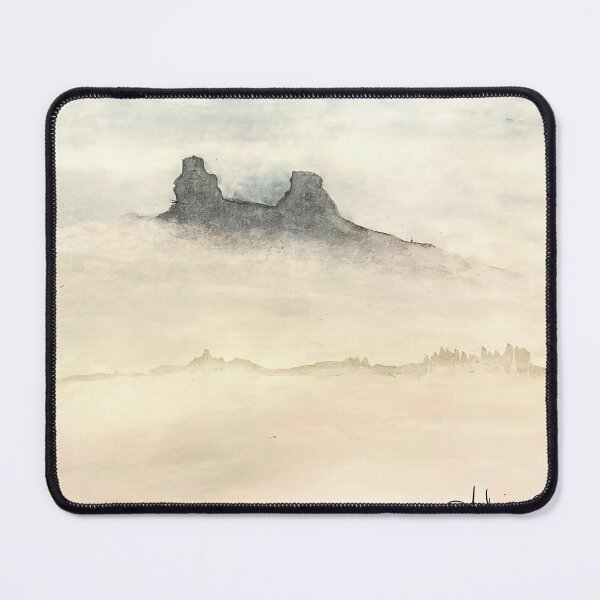 Item preview, Trosky Castle in Mist – Czech Landscape Watercolour designed and sold by ArtwithKellie.