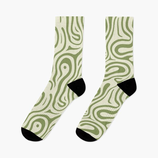 Item preview, Sage & Sand Liquid Swirl Abstract Pattern designed and sold by CosmoMagiclk.