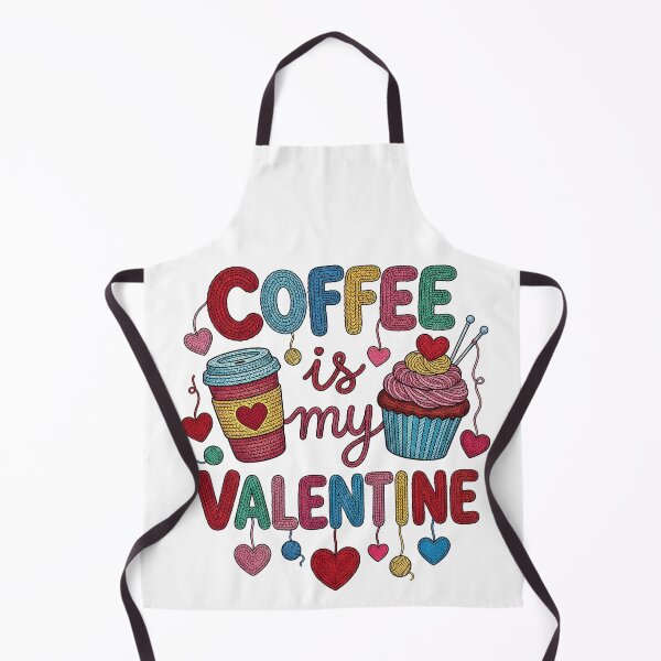 Item preview, Coffee Is My Valentine Cozy Coffee Mug Illustration designed and sold by Lulunza.