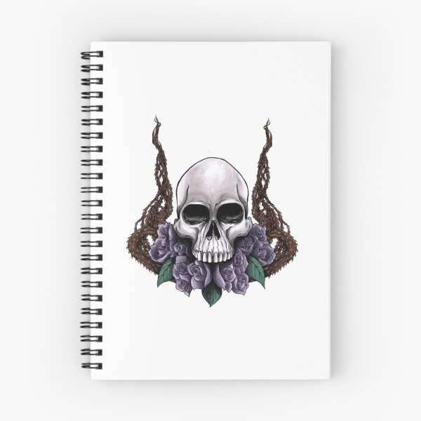 Item preview, Skull And Roses Colored designed and sold by studiosvgcom.