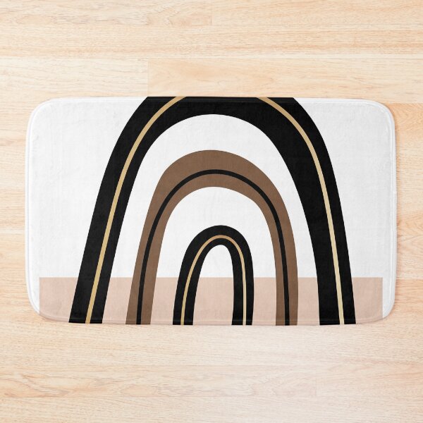 Item preview, Minimalist Rainbow Arch Wall Art for Modern Home Decor – Neutral Abstract Design designed and sold by AbstractAuraArt.