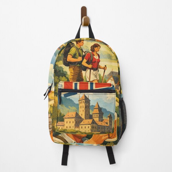 Item preview, Vacation in Hesse – Nostalgic Travel Poster Design designed and sold by Mauswohn.