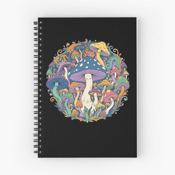 Item preview, Oddly Grounded – Whimsical Mushroom Circle Art T-Shirt designed and sold by Karlas-things.